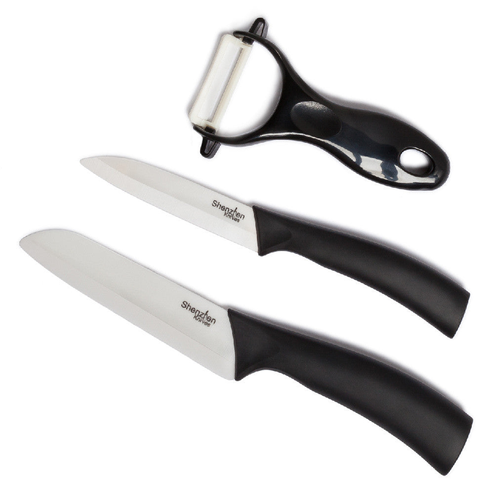 Zhuhai Premium Ceramic Knife Set Includes 4 Paring Knife, 5 1/2